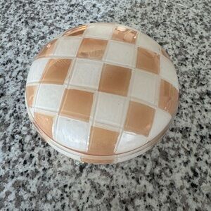Anthropologie Checkered Candle.